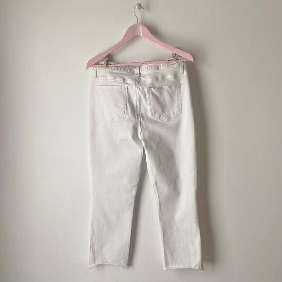 PAIGE Cindy Crop White Jeans - Picture 2 of 10